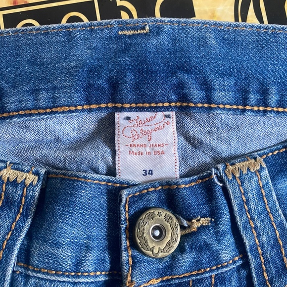 True Religion Special Vintage  Premium Authentic Jeans Sz 34 - Picture 9 of 12